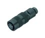BINDER 09-0114-25-05 M16 Female Solder Connector, Polyamide, Silver, IP67, 250V, 6A