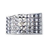 Italux Scarve - Moderne wandlamp chroom 1 licht met doorzichtige kap, G9