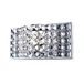 Italux Scarve - Moderne wandlamp chroom 1 licht met doorzichtige kap, G9
