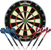 ABC Darts Winmau Blade 6 Dartbord Met 2 Sets Pro Force Dartpijlen En Ophangset