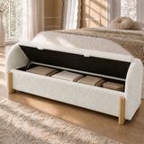 HAUSS SPOLE Opberg Bedbank 166 Cm Wit