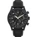 Timex Waterbury Traditional Fly Back TW2W48000 Horloge - Leer - Zwart - Ø 43 mm