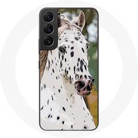 Maniacase Etui voor Samsung Galaxy S22 Appaloosa wit paard