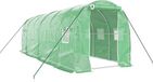 vidaXL Serre met stalen frame, groen, 12 m², 6x2x2 meter