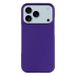iPhone 17 Pro Max Coque en Plastique Caoutchouté - Violet