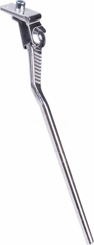 Merkloos / Sans marque INTERBOSCH BV Lichtgewicht fietsenstandaard - aluminium - chroom - 31 cm - inkortbaar