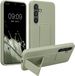 kwmobile back cover voor Samsung Galaxy S24 - Grijsgroen