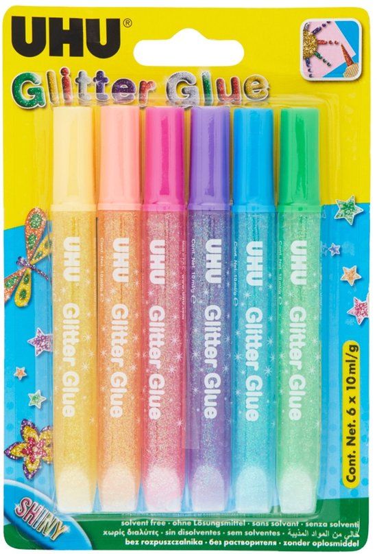 UHU D1551 - Kantoorlijm - 6 stuks - 10 ml