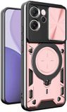 Techsuit Hoesje geschikt voor Oppo Reno14 F/FS - CamGuard Pro Back Cover - Roségoud