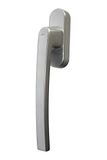 Originele Roto Line Originele Roto Line handvat Patio Z met logo, kleur natuurlijk zilver, stiftlengte 35 mm