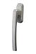 Originele Roto Line Originele Roto Line handvat Patio Z met logo, kleur natuurlijk zilver, stiftlengte 35 mm