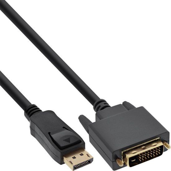 Delock DisplayPort naar DVI Kabel - 5 meter - Zwart