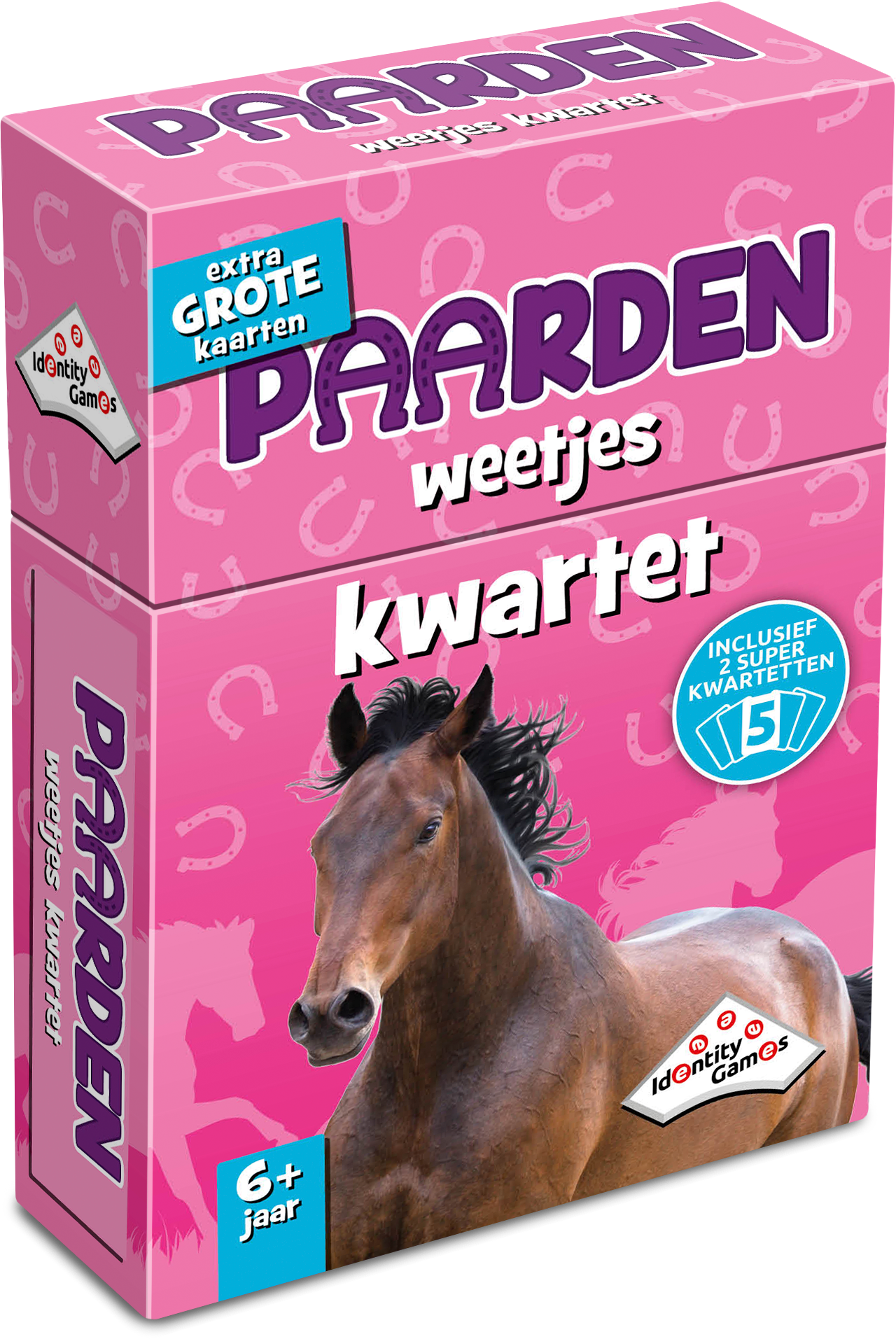 Identity Games Paarden Weetjeskwartet - Bordspel - Multicolor
