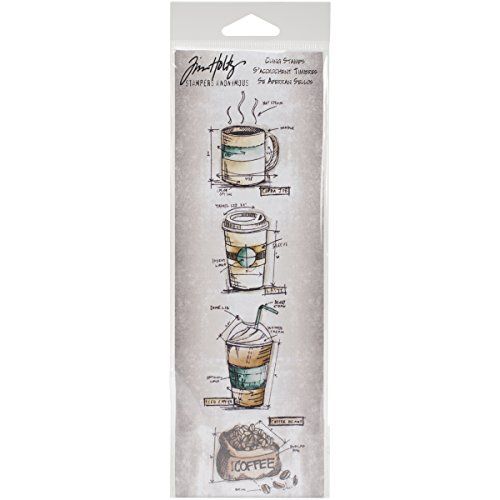Stampers Anonymous Fresh Brewed Stamp - 3" x 10"