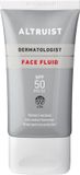 Altruist Face Fluid SPF50 - Crème solaire pour le visage - avec Vitamine E et Niacinamide - Waterproof - Absorption rapide - Tous types de peau - Testé dermatologiquement - Sans parfum - Format voyage - 50 ml