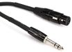 Roland 3ft Interconnect kabel, 1/4" TRS-XLR (vrouwelijk), zwarte serie (RCC-3-TRXF)