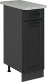 Vicco R-Line Keukenonderkast – 30 cm WB Marmer Antraciet landhuis