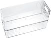 Thijox Organisateur de réfrigérateur Set de 2 - Boîtes de rangement transparentes avec poignée - PET - Empilable