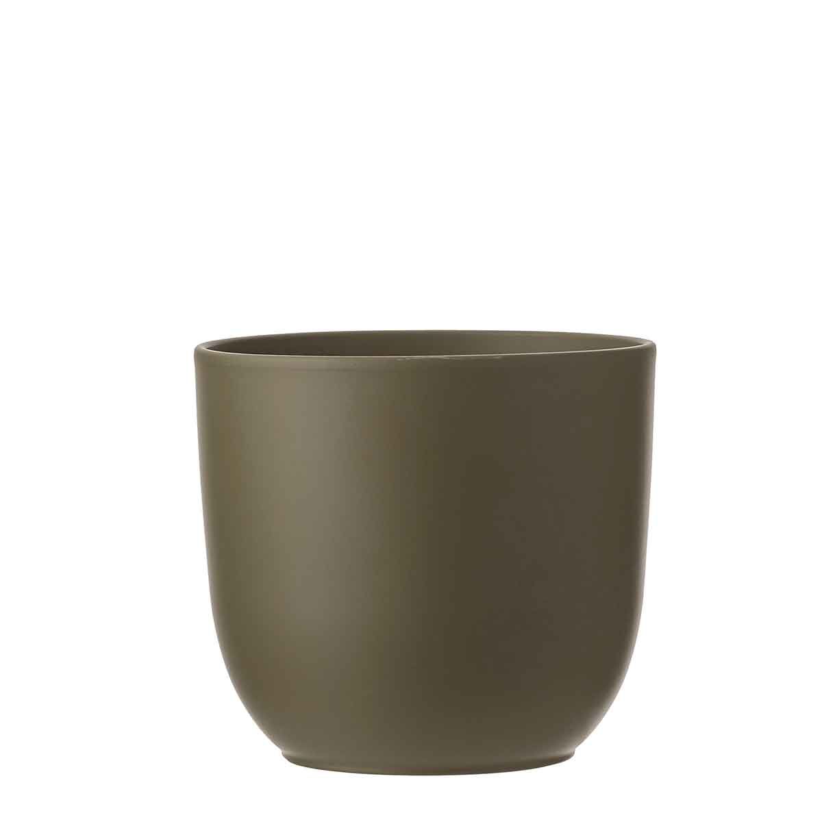 Mica Decorations Tusca Ronde Pot - Groen - 18 x 19 cm