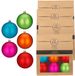 Inge-glas Inge Christmas Goods Kerstballen - 24 stuks - gekleurd - kunststof - D8 cm