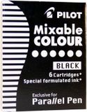 Pilot Parallel Pen Zwarte Cartridges