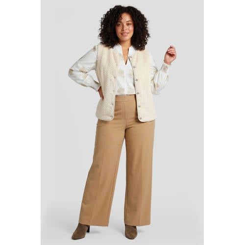 Exxcellent Gilet Plus Size - Zand