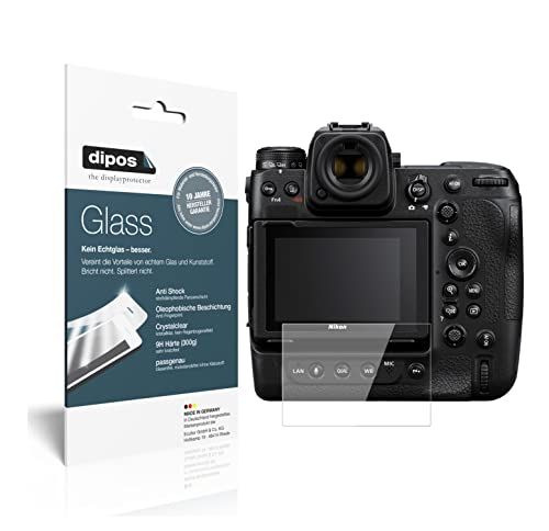 dipos I 2 x pantserfolie helder compatibel met Nikon Z9 beschermfolie 9H displayfolie