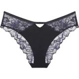 Triumph Tai-Slip Wild Gardenia Florale Zwart XL