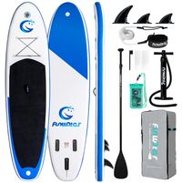 Aqua Marina Sup board stand up paddle board - Opblaasbaar - 335 x 83 x 15 cm - 3 vinnen en peddel - Voor zoet en zout water