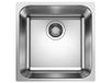 BLANCO SUPRA 400-IF R12 Spoelbak, 440x440 mm, geborsteld rvs