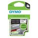 DYMO D1 Duurzame polyester labels | rol van 12 mm x 5,5 m | zwarte afdruk op wit