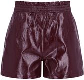 Like Flo Meisjes Broek F608-3601 Imitatieleer Kort Cherry Maat 140