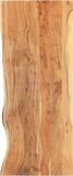 vidaXL Wastafelblad 140x55x3.8 cm massief acaciahout
