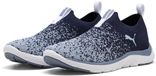 Puma Softride Premier Slip-On Knit Hardloopschoenen Dames 309834 18 Navy/Greay