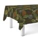 Martina Home Wasdoek tafelkleed, Arga, oranje, 300 x 140 cm