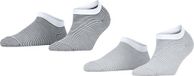 Esprit Allover Stripe 2-Pack dames sneakersokken veelkleurig - maat 39-42