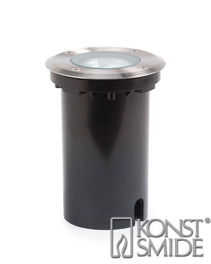 Konstsmide PowerLED Grondspot Buiten S - GU10 - IP65 - Zwart - Met dimfunctie