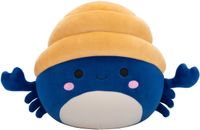 Squishmallows Lenore Navy and Tan Hermit Crab 19cm Plush