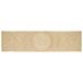 VidaXL Gebied tapijt natuurlijk en wit 60 x 400 cm jute