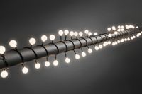 Konstsmide 3696 - Snoerverlichting - 80 lampjes globe LED - 632 cm - 24V - voor buiten - warmwit