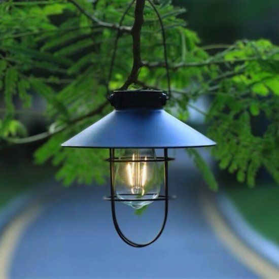 Lardic Solar Tuinlamp - Brons - Metaal - Ø18cm - Zwart