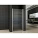 Wiesbaden Porte coulissante - 1000x2000x8mm - NANO - Verre clair/Chrome
