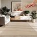 Paco Home Moderne woonkamer tapijt kortpolig wasbaar zacht uni effect bont antislip 140x200 cm