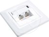 Solarix SX9-2-5E-UTP-WH - Connecteur, CAT5E UTP, 2 x RJ45