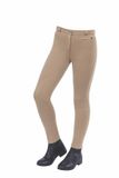 Dublin Weatherbeeta Dames Rijbroek met Rits Dublin Supa-fit Beige Katoen Maat 22