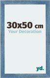 Your Decoration - Cadre photo 30x50 cm - MDF - Bleu clair balayé - Mura