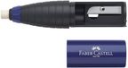 Faber-Castell Combi gum/potloodslijper rood/blauw