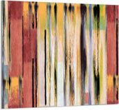 TMK ArtDeko - Panneau en verre - 65x60 cm - Polyvalent - Multicolore