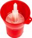 Natuurlijker leven® Spin fles spoelapparaat - Rood