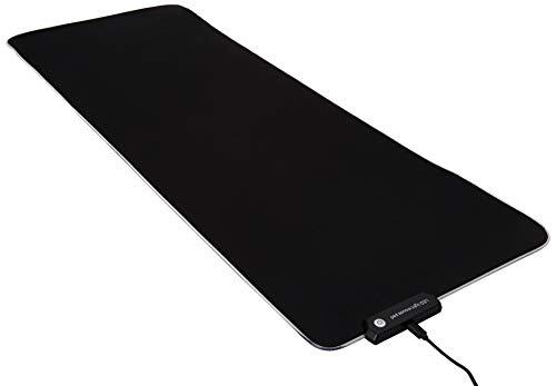 Shot Case Muismat LED voor PC Huawei toetsenbord kantoor 7 kleuren waterafstotend 30 x 78 cm (zwart)